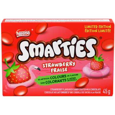 Smarties - Strawberry 45g