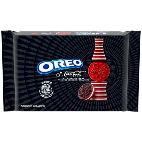 Oreo LIMITED EDITION Coca-Cola with Popping Candy 303g